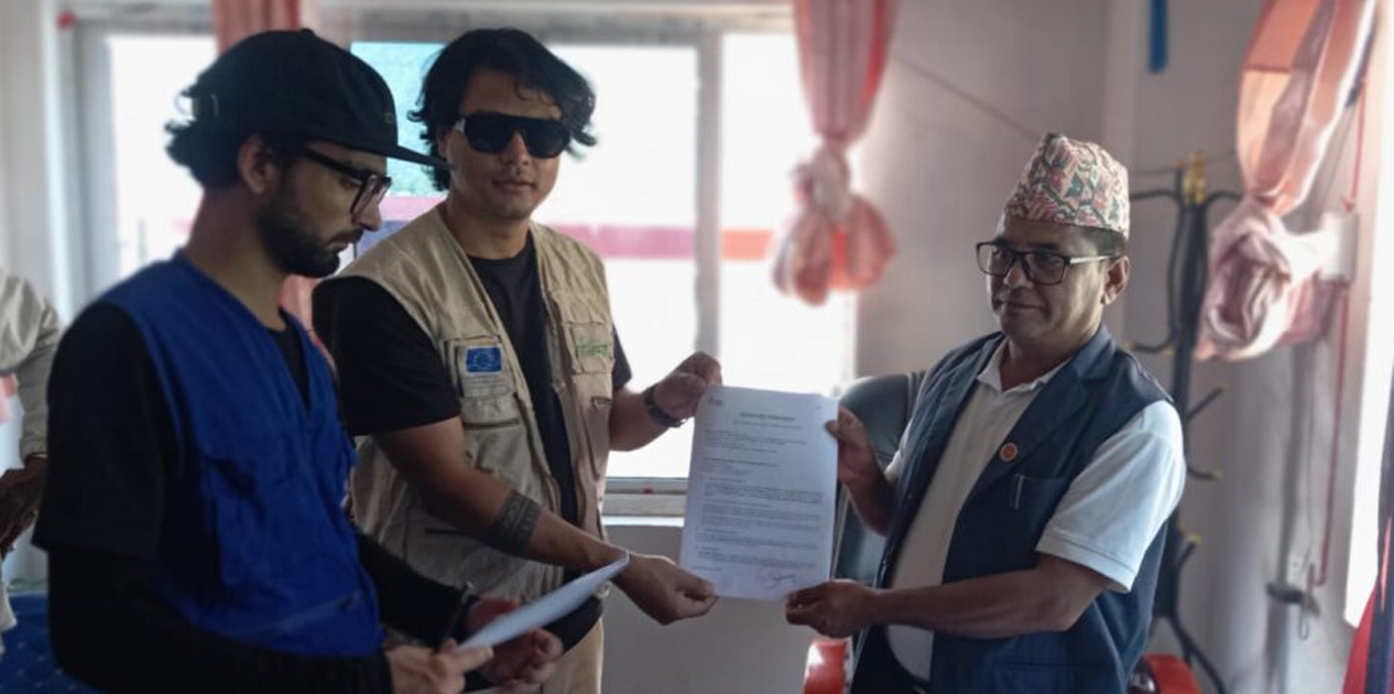 नलगाडलाई २३ लाख ६० हजारको राहत हस्तान्तरण